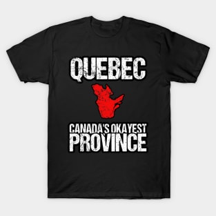 Quebec Canada's Okayest Province QC T-Shirt